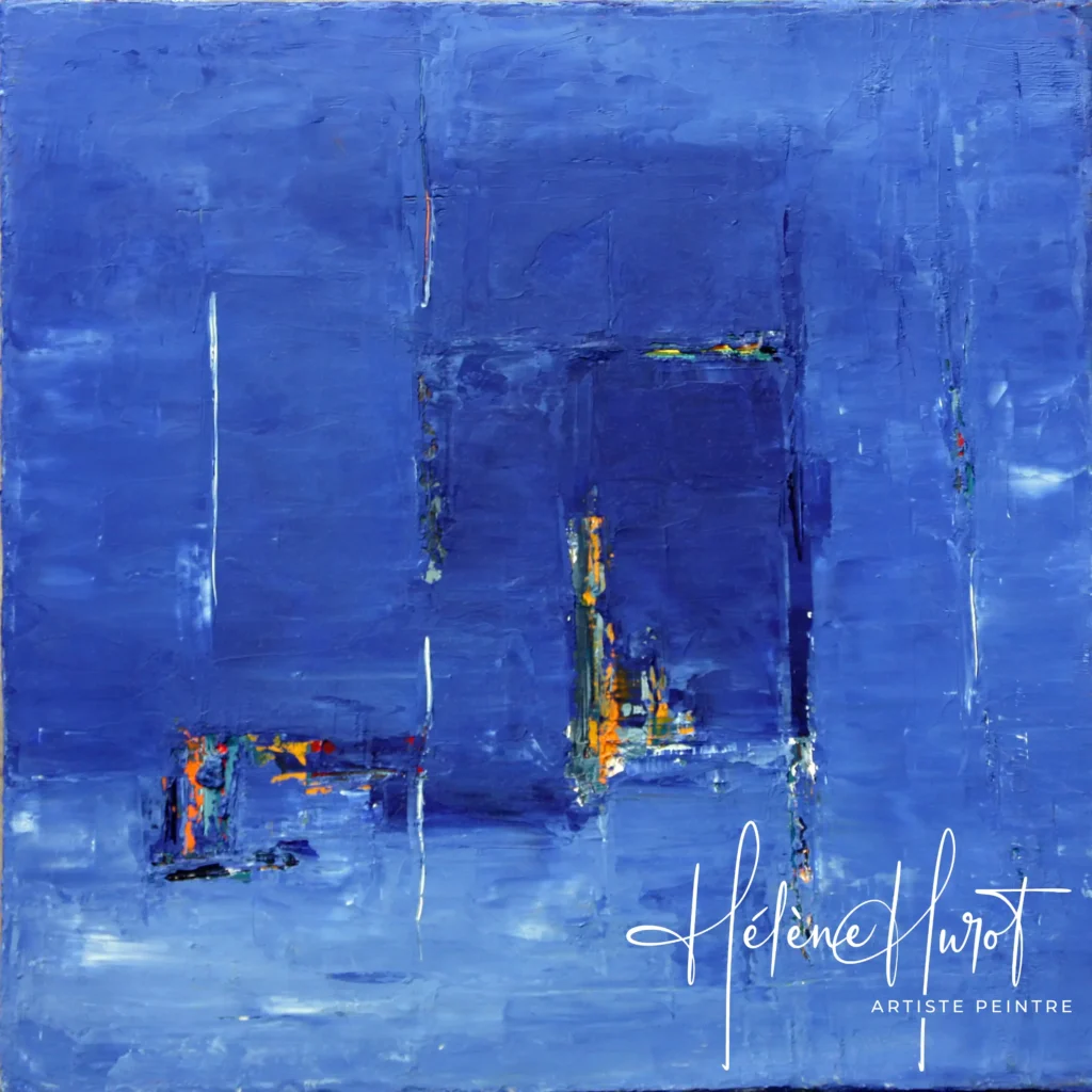 Paysage urbain n°38 - Huile sur toile 30 x 30 © Hélène Hurot 2014